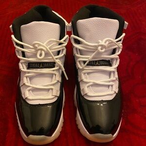 Jordan Black and White Sneakers